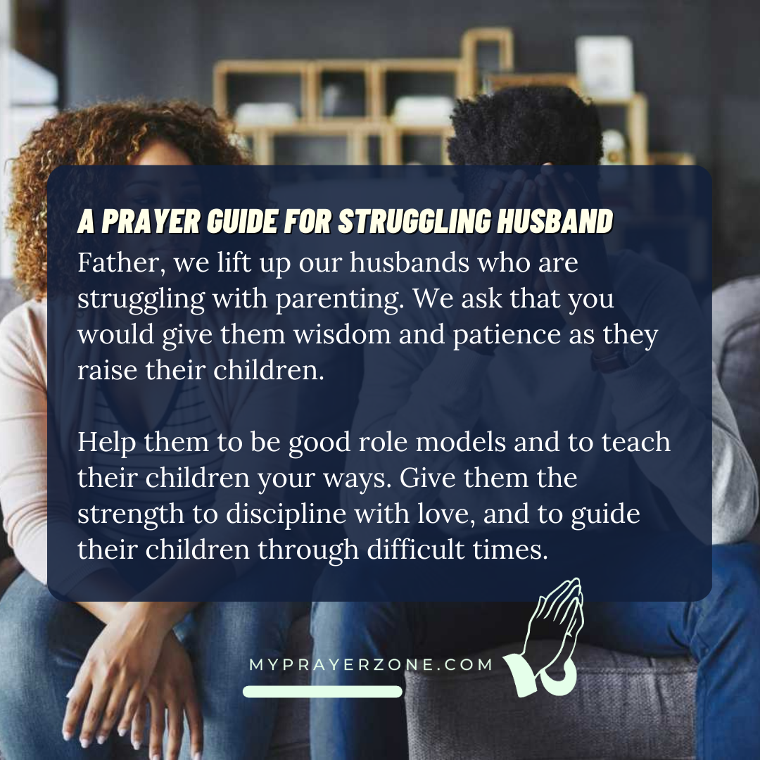 Prayers Guide for Struggling Husband