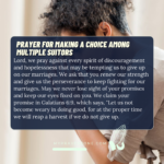 PRAYER POINTS TO HELP YOU CHOOSE BETWEEN MULTIPLE SUITORS