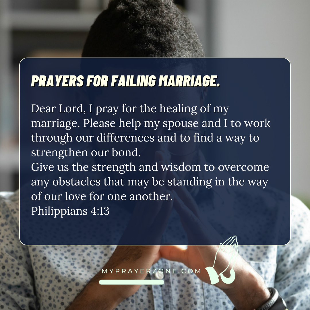 Prayers for Failing Marriage