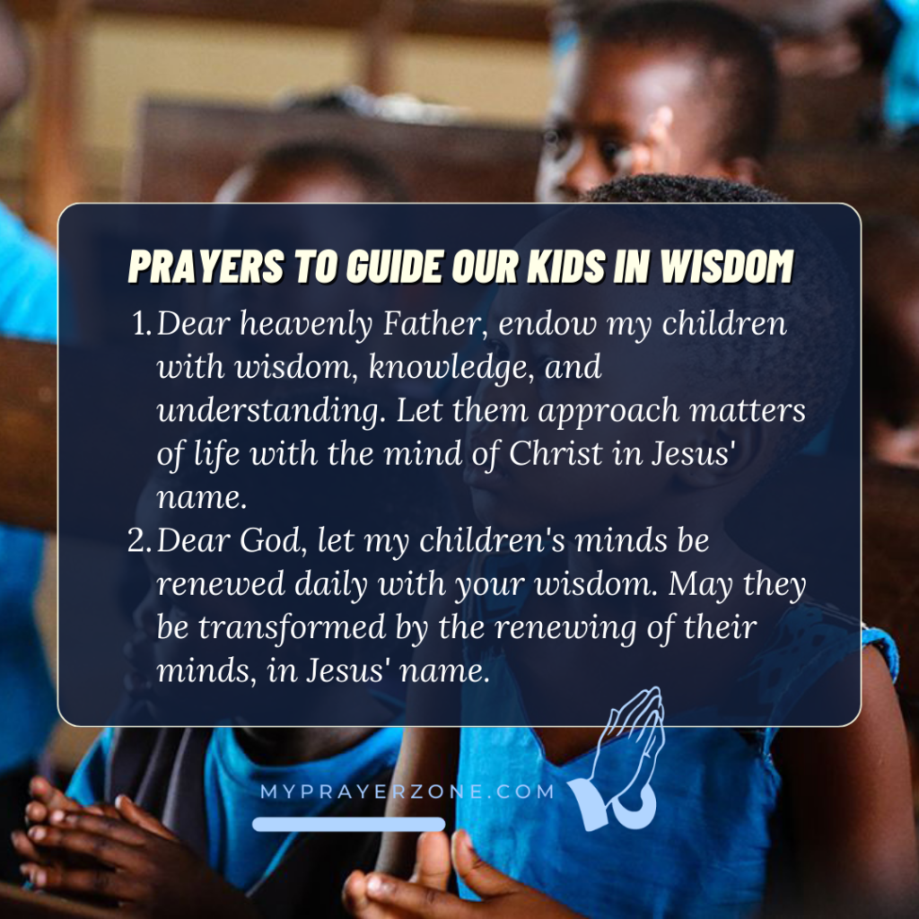 Prayers for Wisdom